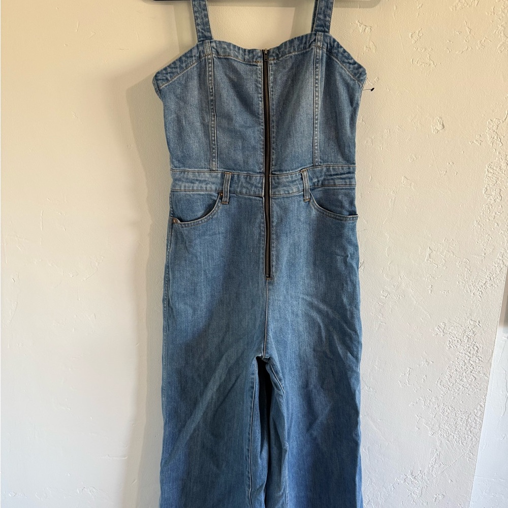 Alice + Olivia Cropped Wide Leg Jumper sz. 29 - Picture 2 of 5
